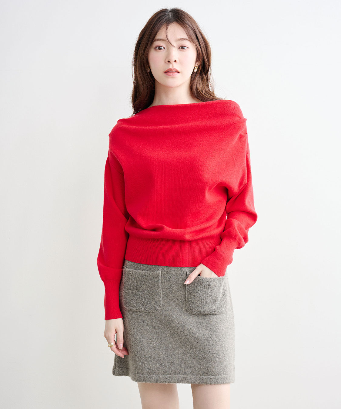 COCO DEAL「ポケットニットミニスカート」|スカート|