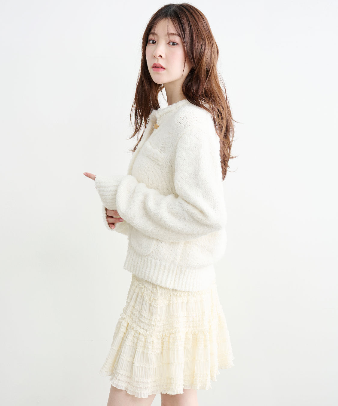 COCO DEAL「フリルティアードミニスカート」|スカート|