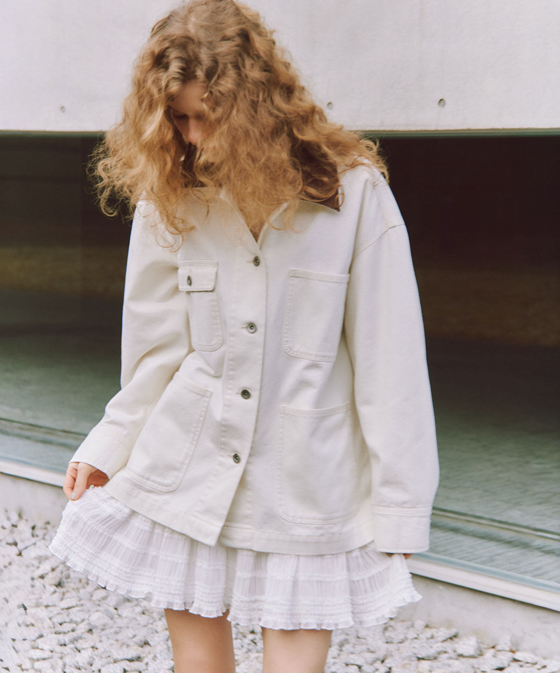 COCO DEAL「フリルティアードミニスカート」|スカート|