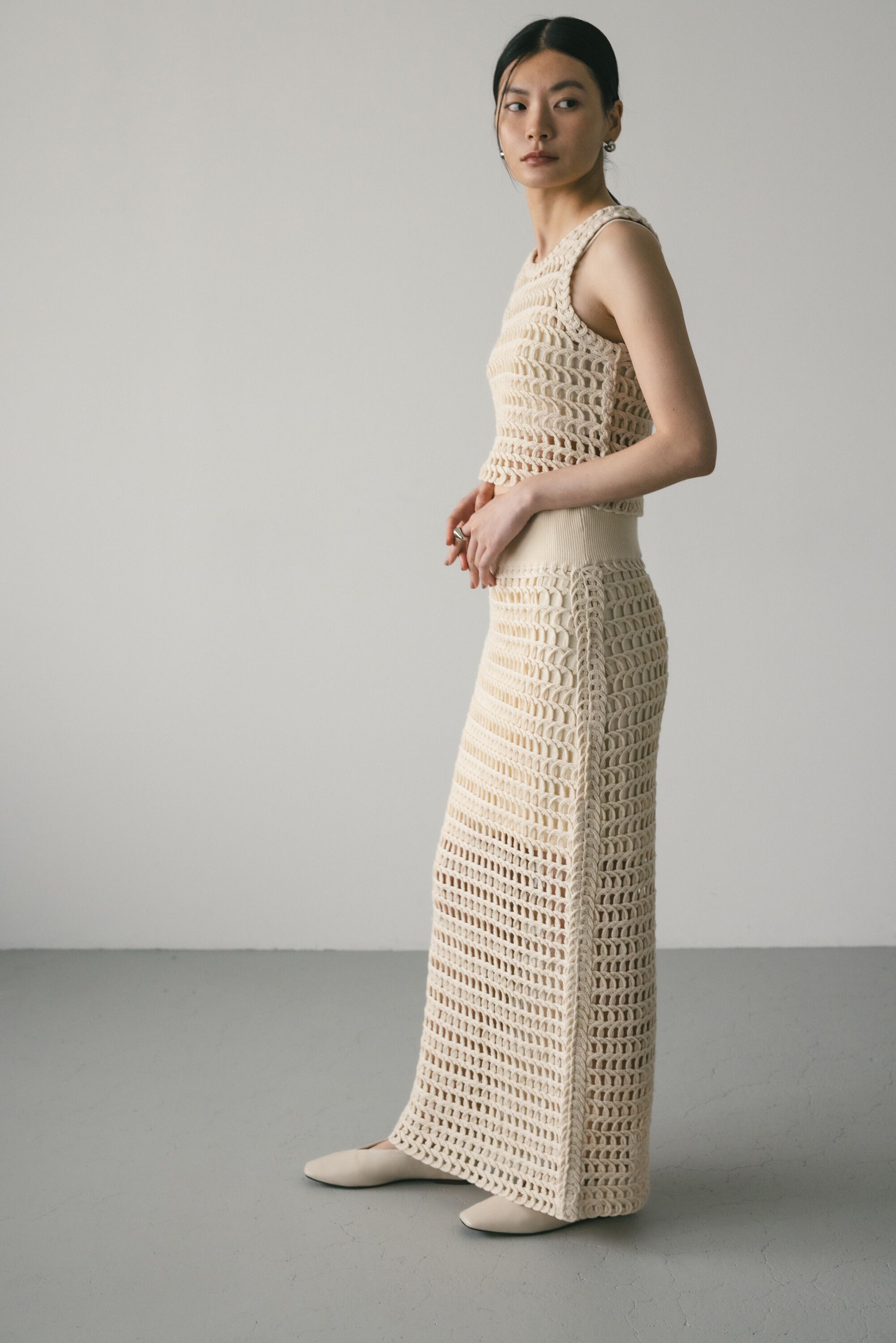 STYLEMIXER「テープヤーンニットタイトスカート」|スカート|IVOY3