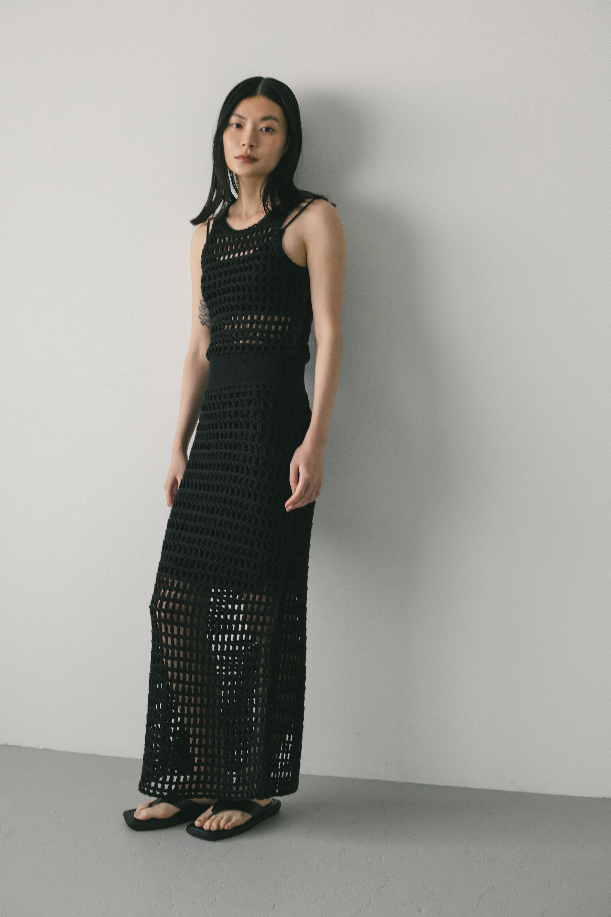 STYLEMIXER「テープヤーンニットタイトスカート」|スカート|