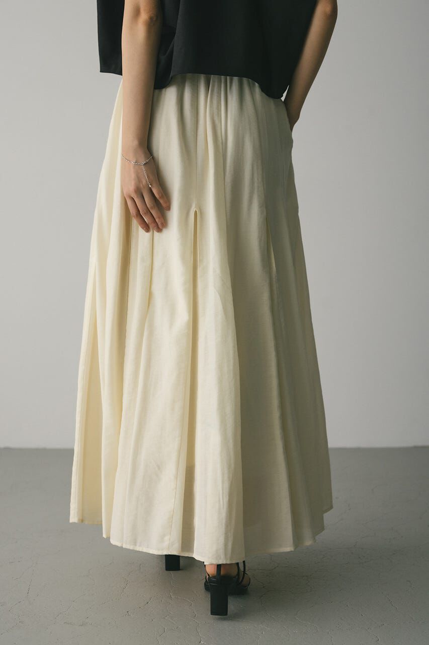 STYLEMIXER「ピンタックパネルフレアスカート」|スカート|