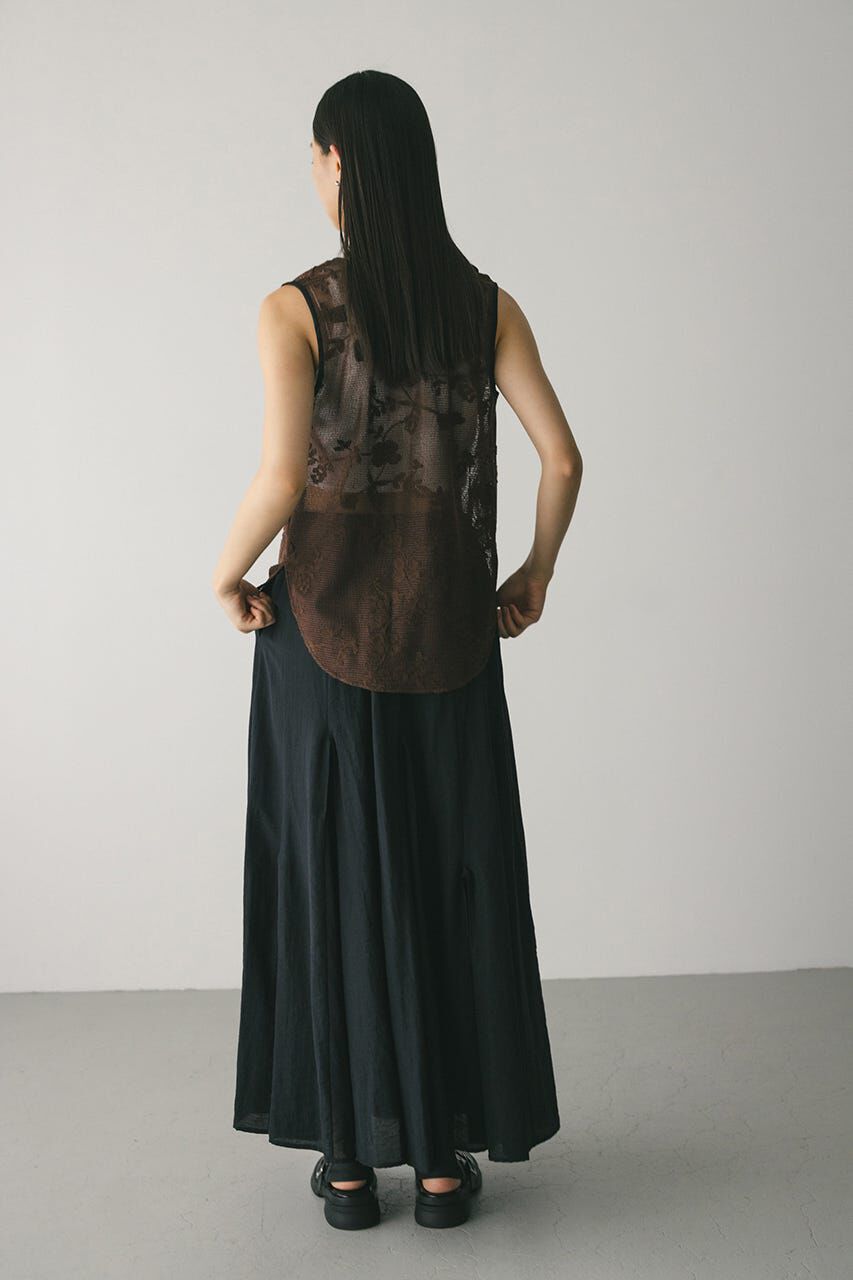 STYLEMIXER「ピンタックパネルフレアスカート」|スカート|