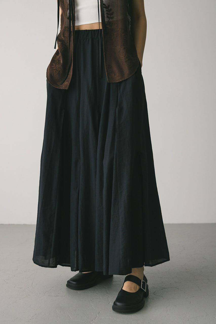 STYLEMIXER「ピンタックパネルフレアスカート」|スカート|