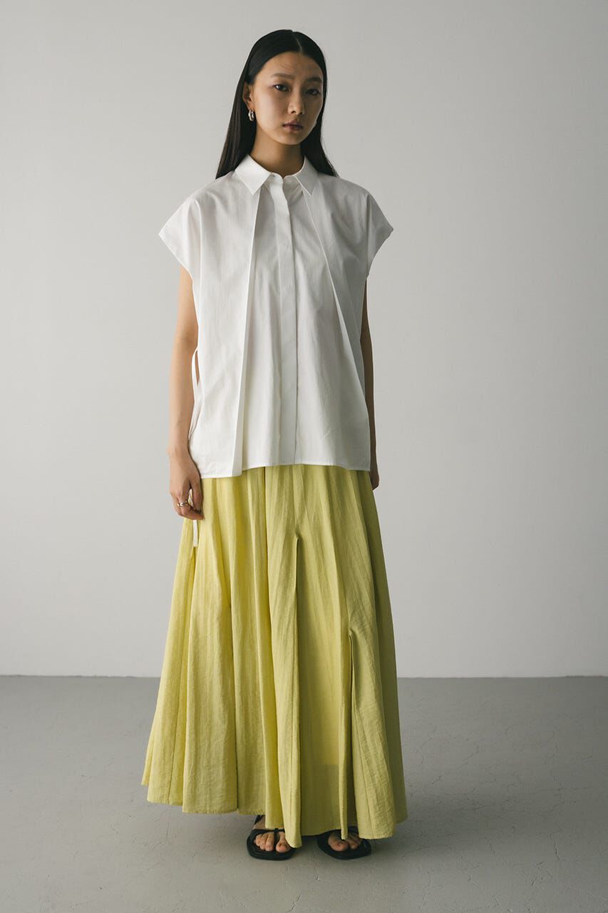 STYLEMIXER「ピンタックパネルフレアスカート」|スカート|