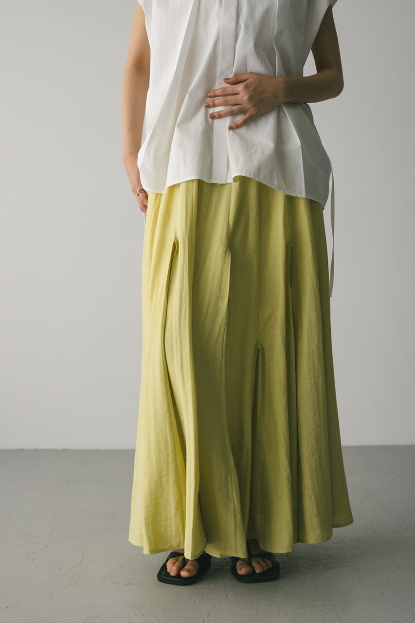 STYLEMIXER「ピンタックパネルフレアスカート」|スカート|