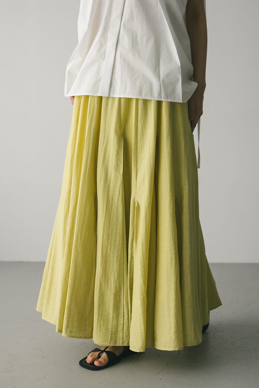 STYLEMIXER「ピンタックパネルフレアスカート」|スカート|