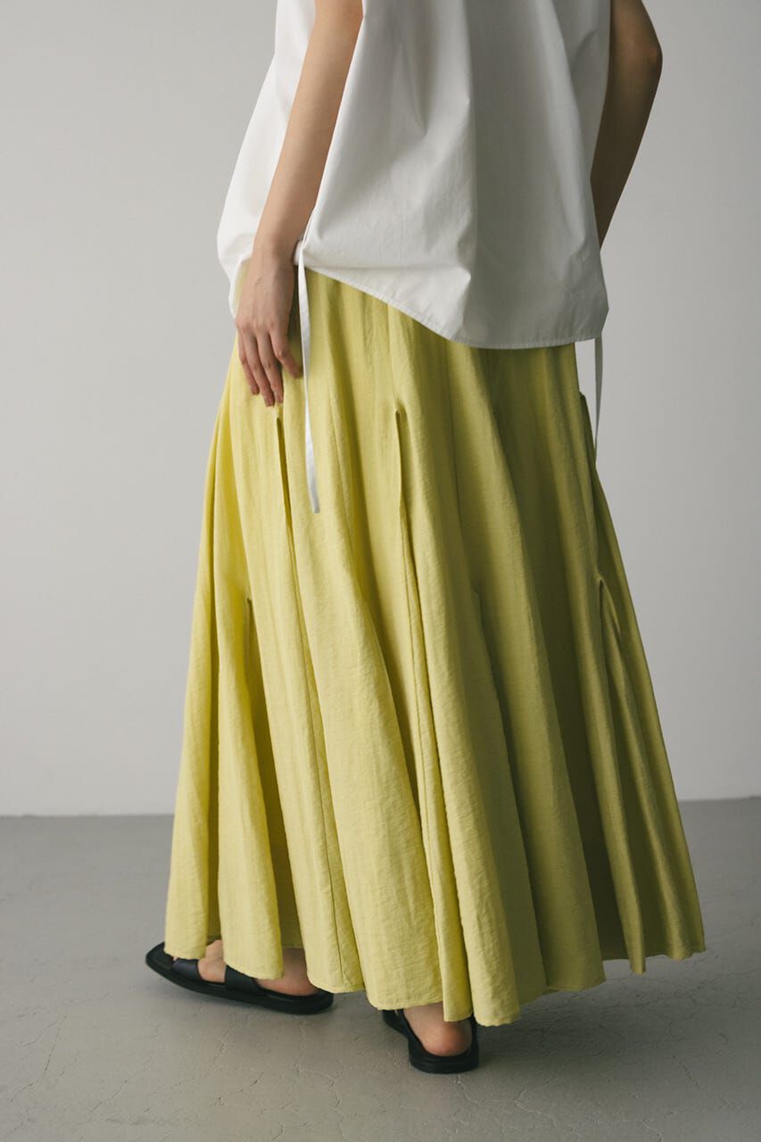 STYLEMIXER「ピンタックパネルフレアスカート」|スカート|