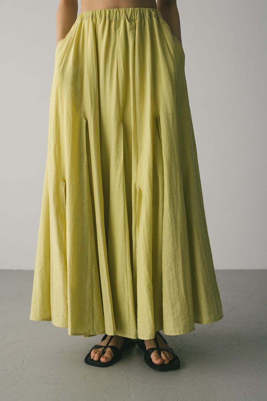 STYLEMIXER「ピンタックパネルフレアスカート」|スカート|