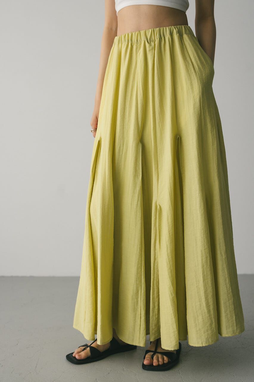 STYLEMIXER「ピンタックパネルフレアスカート」|スカート|