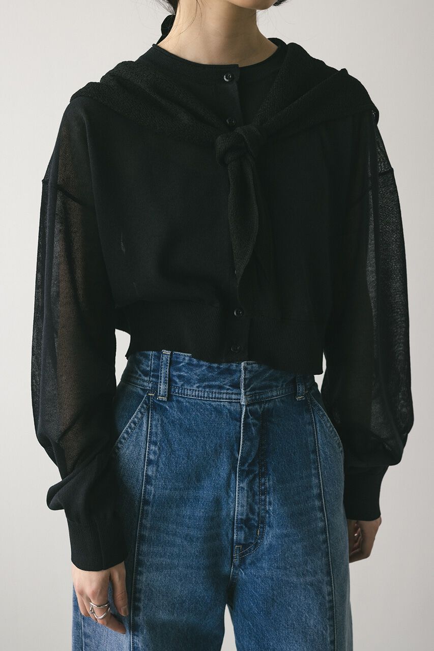 STYLEMIXER「シアーニットカーディガン」|カーディガン|