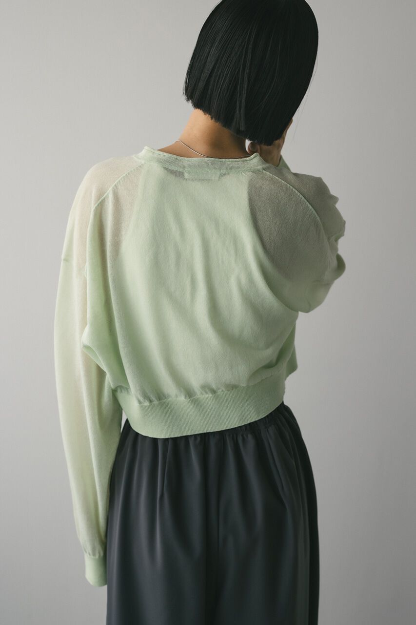 STYLEMIXER「シアーニットカーディガン」|カーディガン|