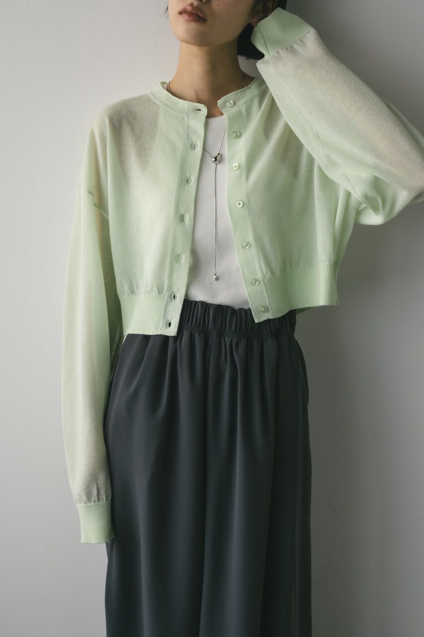 STYLEMIXER「シアーニットカーディガン」|カーディガン|