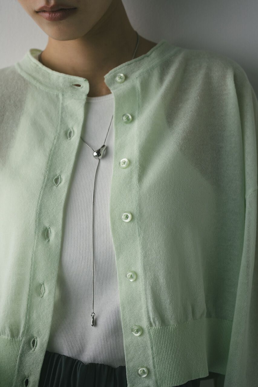 STYLEMIXER「シアーニットカーディガン」|カーディガン|