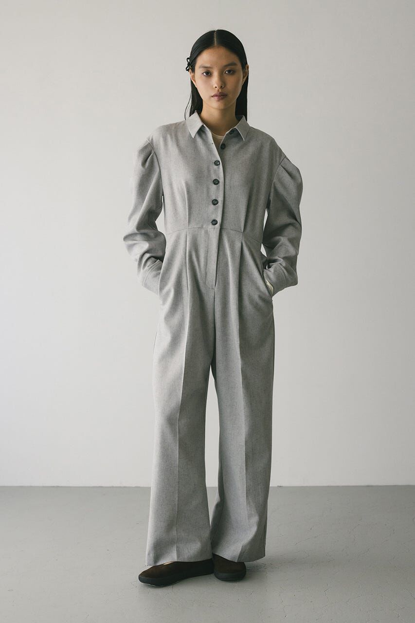 STYLEMIXER「メランジショルダータックロンパース」|その他|L/GRY1