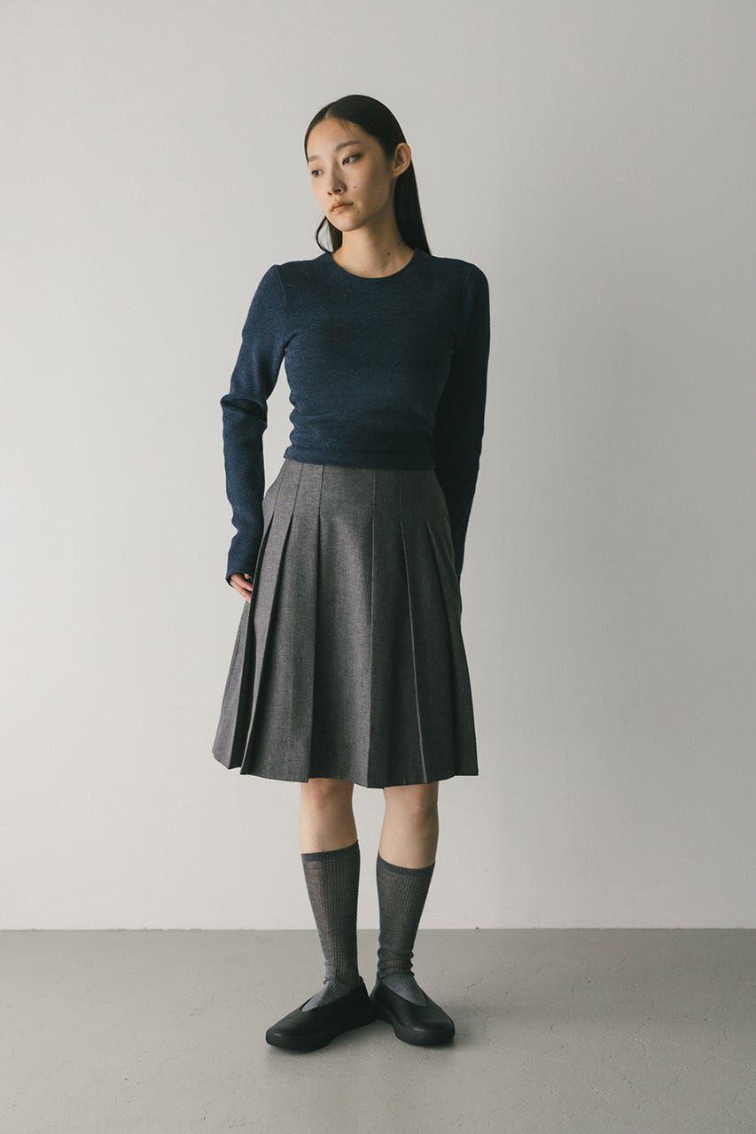 STYLEMIXER「ニーレングスタックフレアスカート」|スカート|