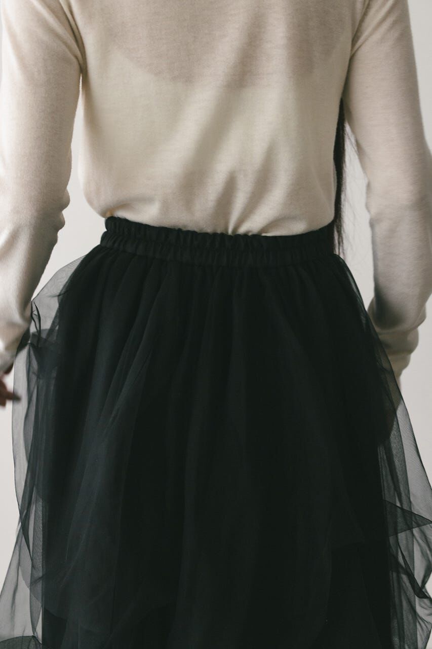 STYLEMIXER「ランダムティアードチュールスカート」|スカート|