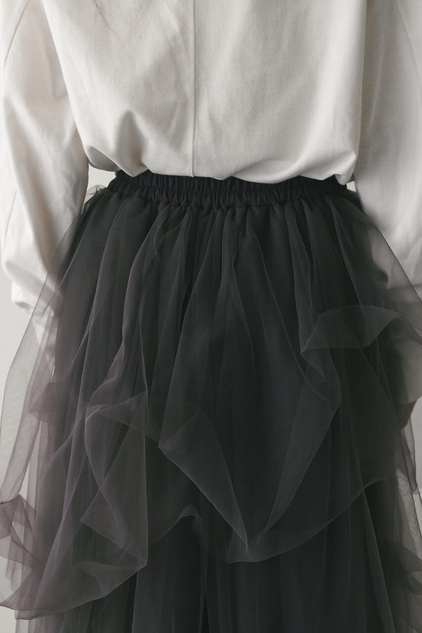 STYLEMIXER「ランダムティアードチュールスカート」|スカート|