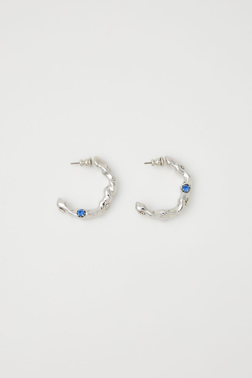 MOUSSY「GEM HOOP イヤリング」|ピアス|