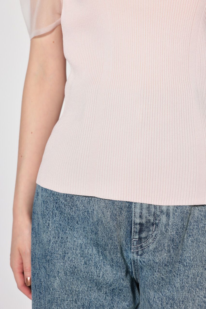 rienda「バックオープンニットトップス」|ニット・セーター|