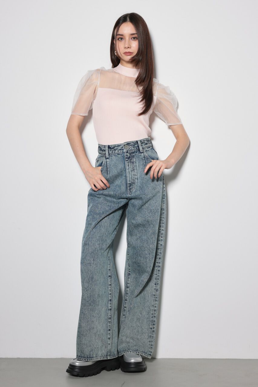 rienda「バックオープンニットトップス」|ニット・セーター|