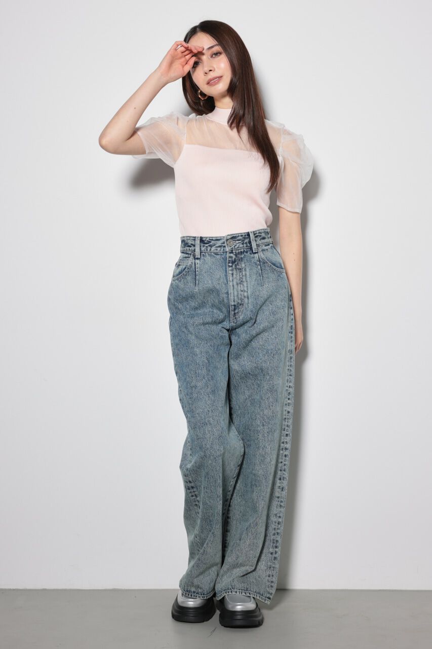 rienda「バックオープンニットトップス」|ニット・セーター|