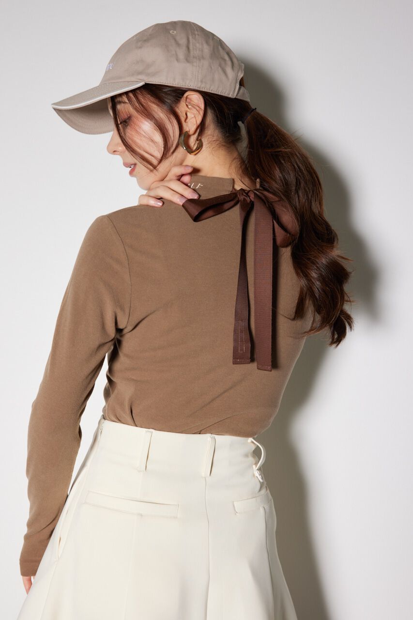 rienda「バックリボンカットトップス」|Tシャツ・カットソー|