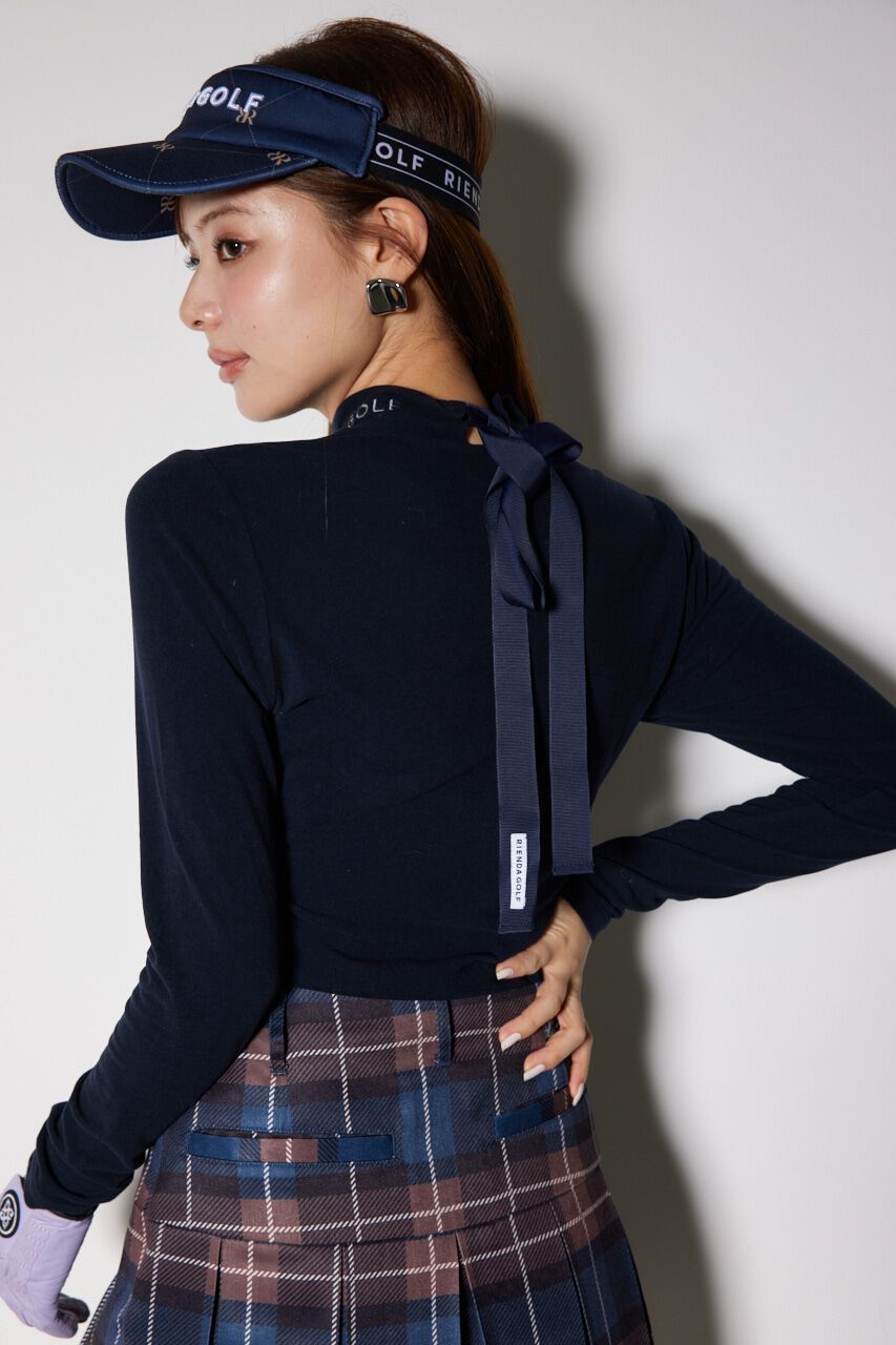 rienda「バックリボンカットトップス」|Tシャツ・カットソー|