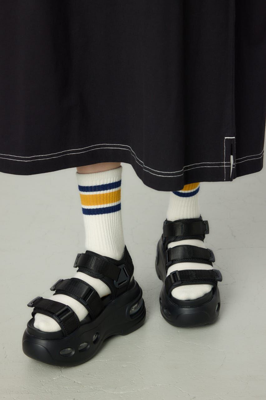 RODEO CROWNS「ボリュームソール テープサンダル」|サンダル|