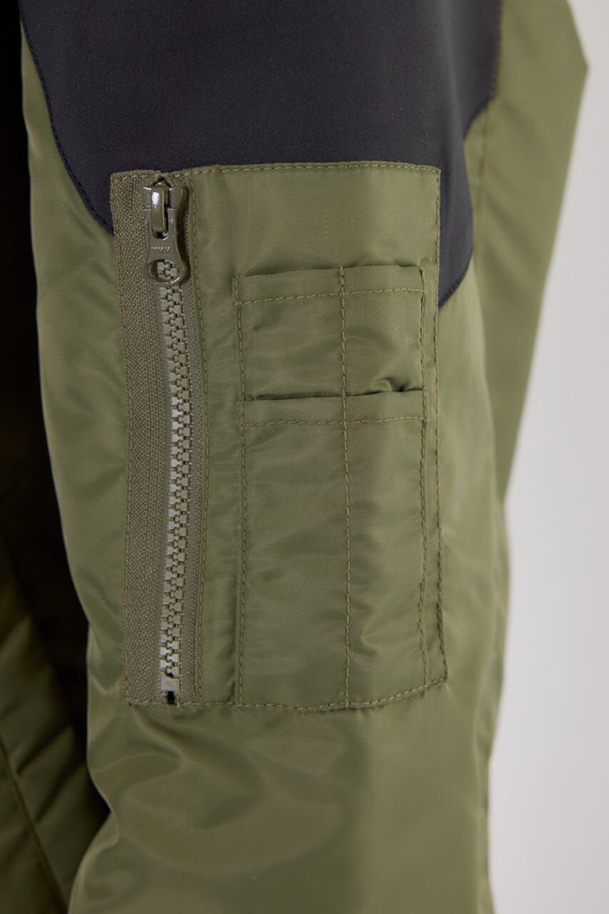 RODEO CROWNS「バイカラーフーデッドブルゾン」|ブルゾン・スタジャン|