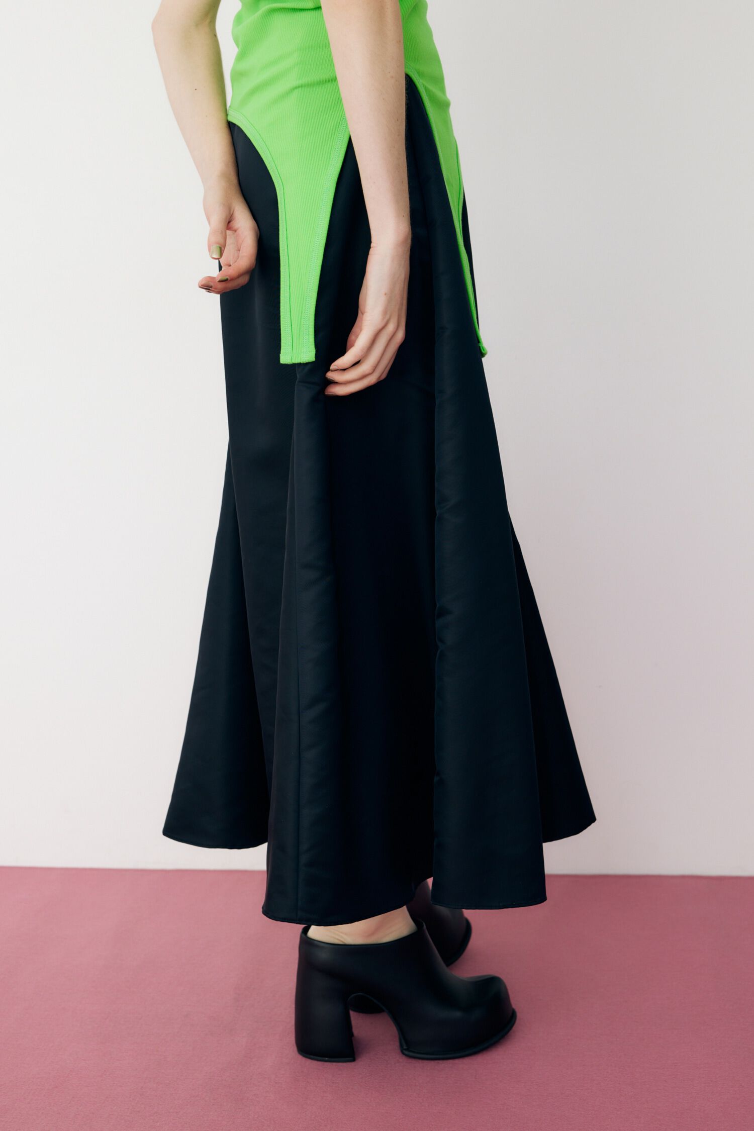 HeRIN.CYE「Nylon maxi skirt」|スカート|