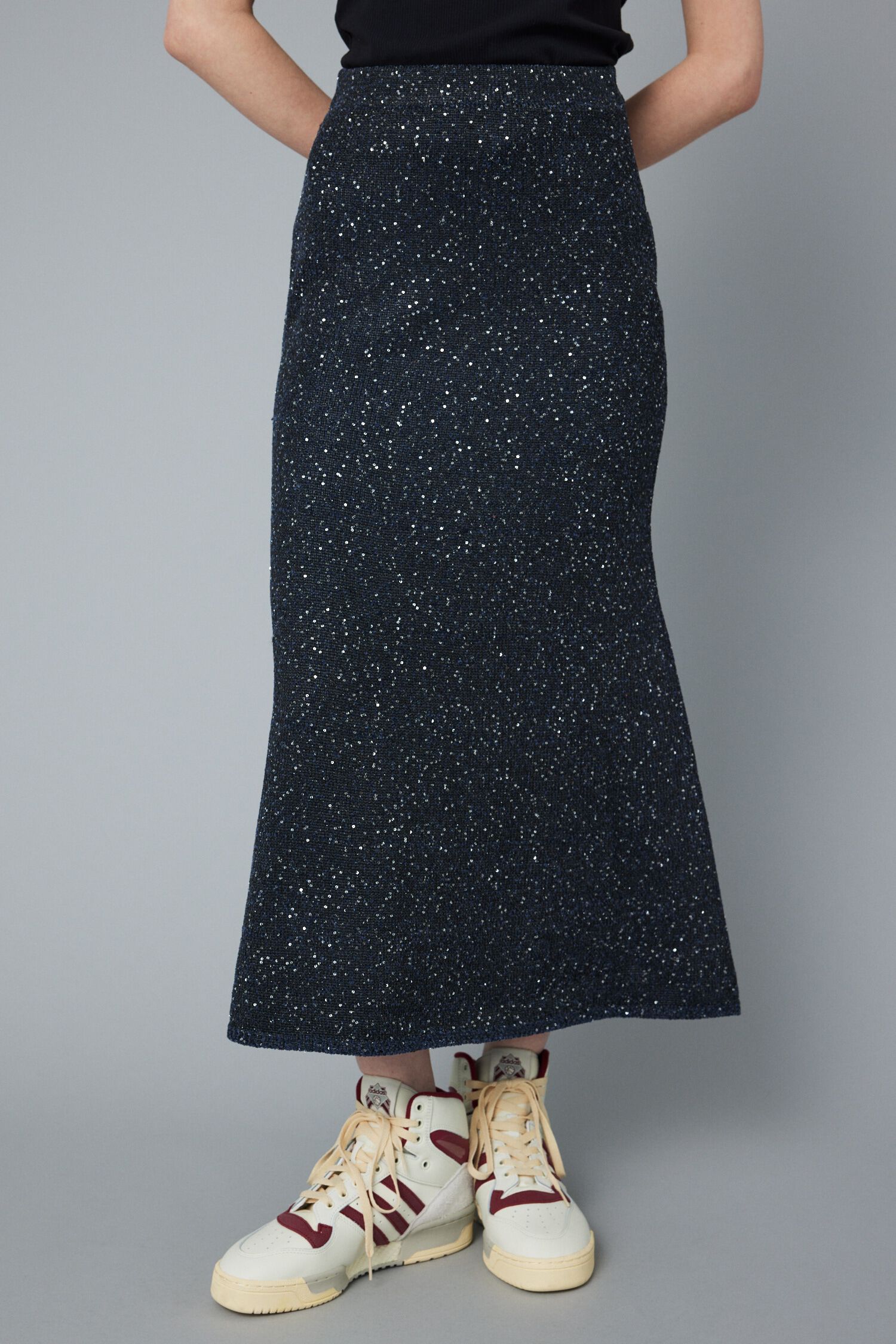 HeRIN.CYE「Spangle knit skirt」|スカート|