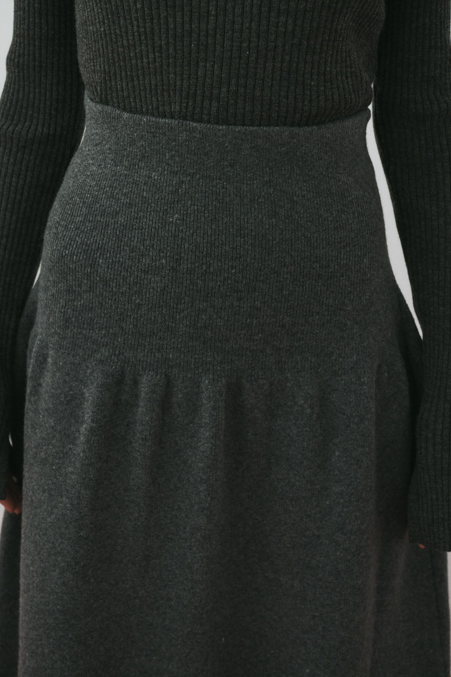 HeRIN.CYE「Flare knit skirt」|スカート|