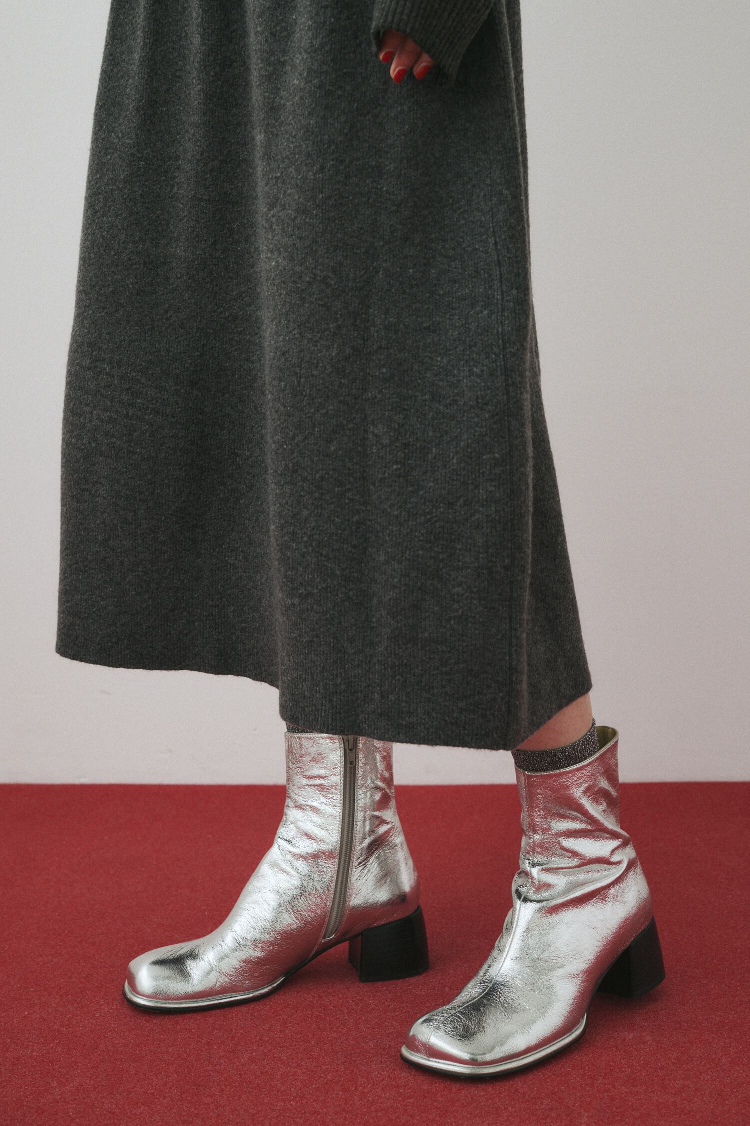 HeRIN.CYE「Flare knit skirt」|スカート|