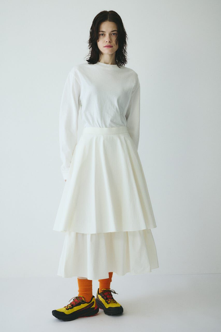 HeRIN.CYE「Double hem skirt」|スカート|