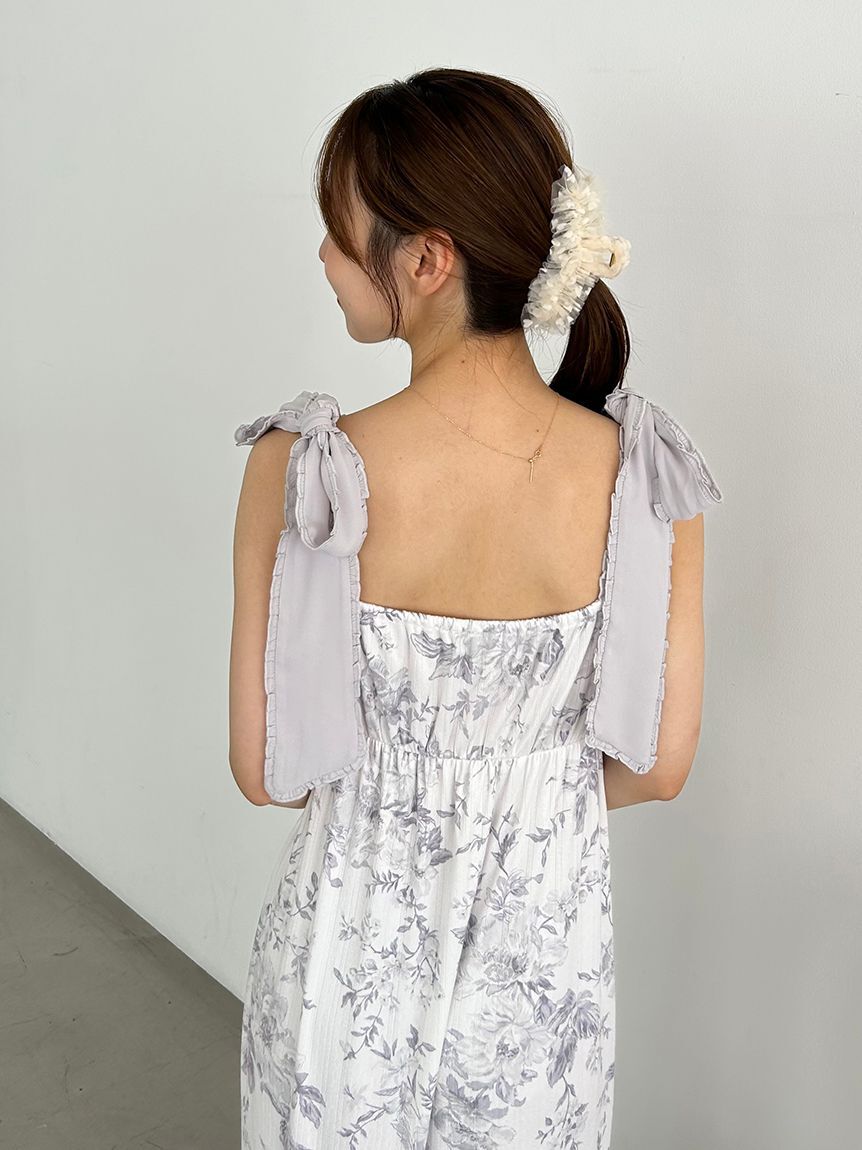 SNIDEL HOME「ショルダーリボンカットワンピース」|ルームウェア|