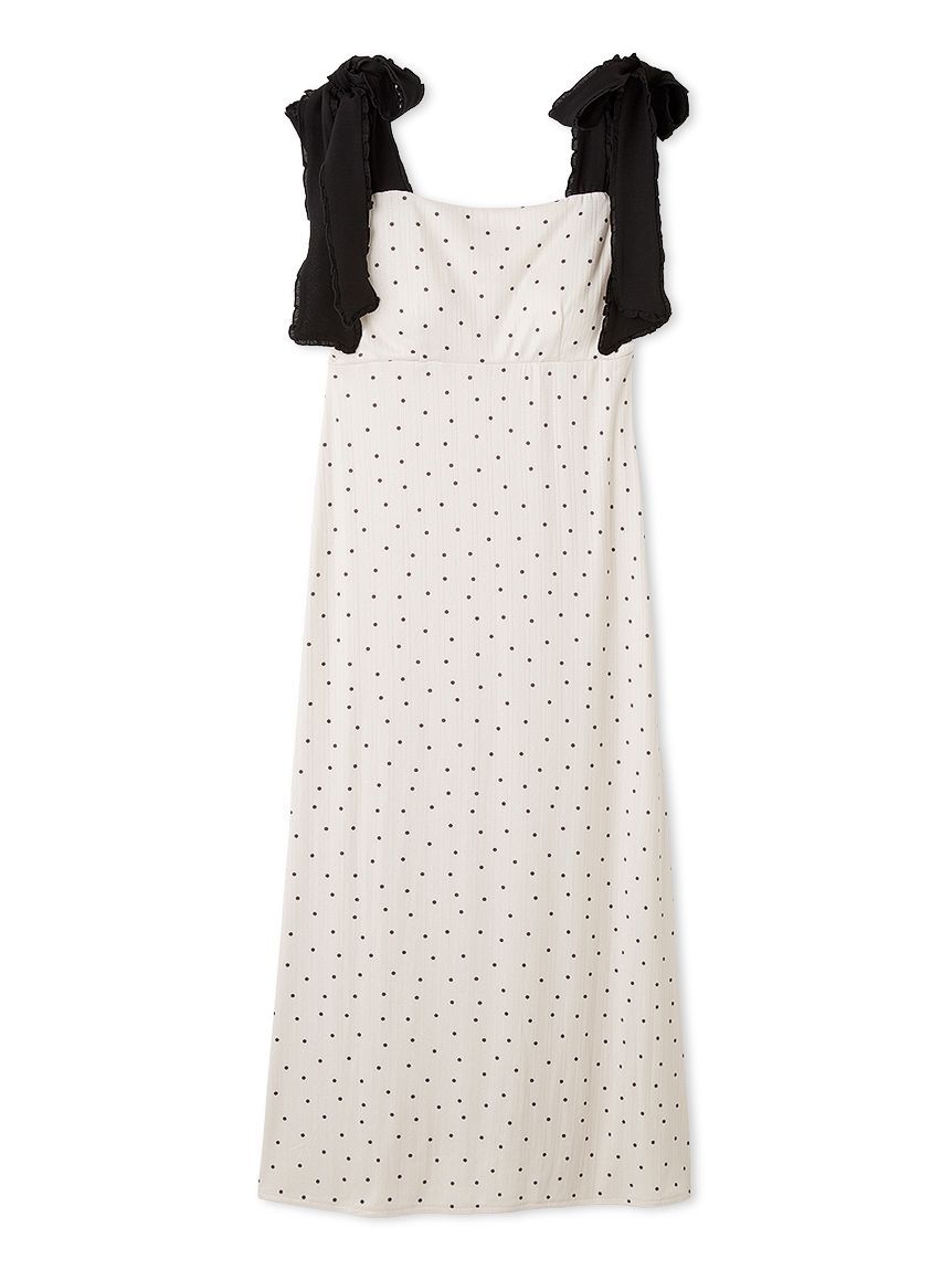 SNIDEL HOME「ショルダーリボンカットワンピース」|ルームウェア|