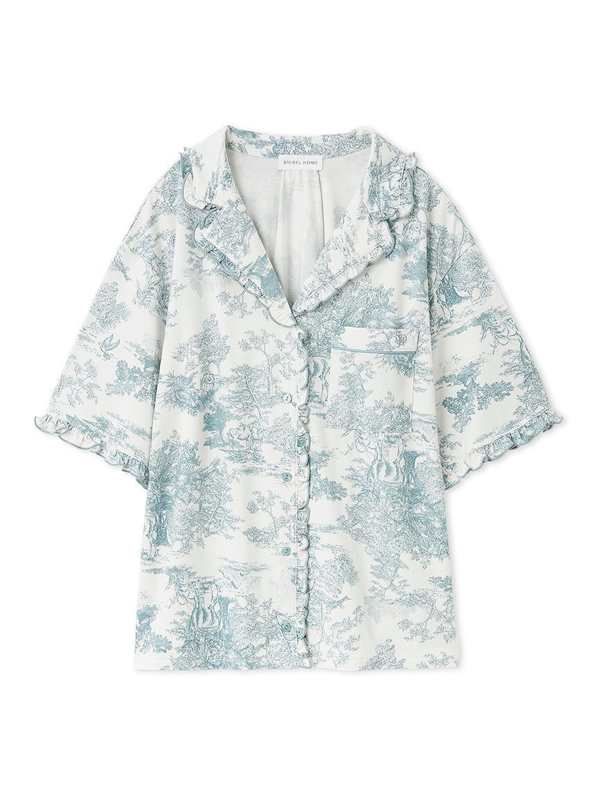 SNIDEL HOME「【Moilis】開襟シャツ」|ルームウェア|