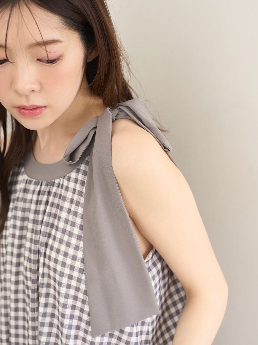 SNIDEL HOME「リボンセットアップ」|ルームウェア|