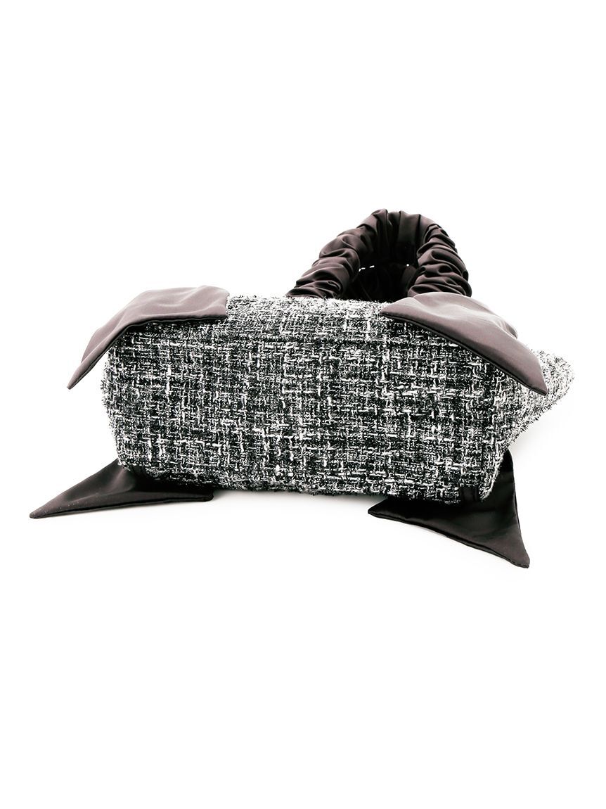 SNIDEL HOME「ツイードリボンバッグ」|ハンドバッグ|