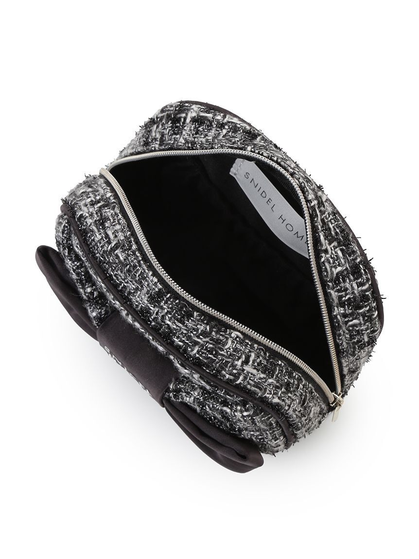 SNIDEL HOME「ツイードリボンポーチ」|ポーチ|