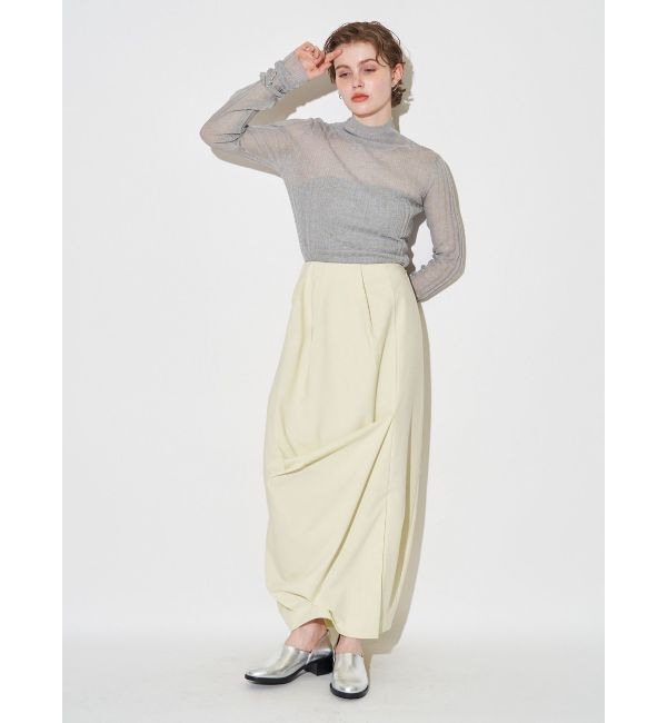 ELENDEEK「ASYME DRAPE SK」|スカート|