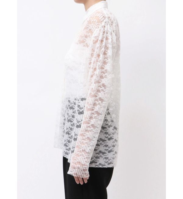 ELENDEEK「PLEATS LACE SH」|シャツ・ブラウス|