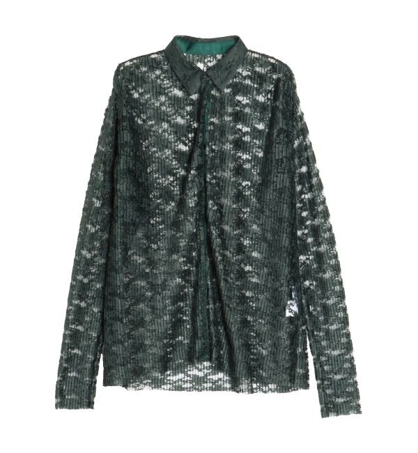 ELENDEEK「PLEATS LACE SH」|シャツ・ブラウス|