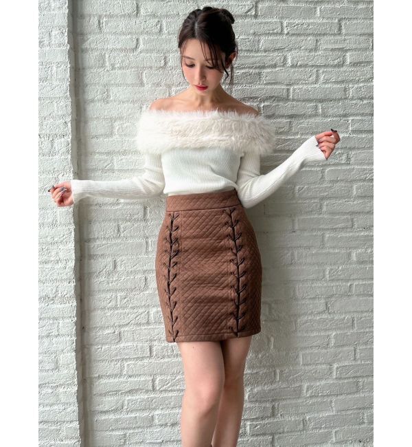 RESEXXY「クロスストリングミニスカート」|スカート|