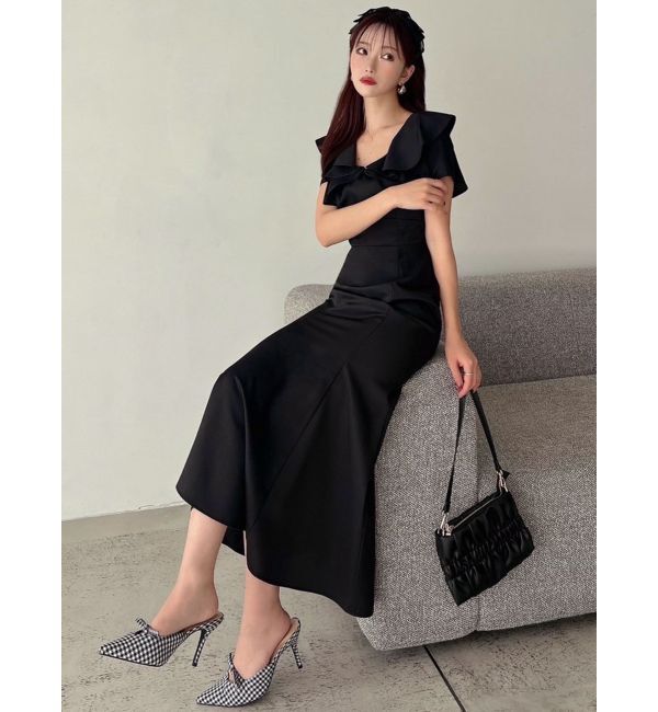 RESEXXY「メタリックギャザーバッグ」|ハンドバッグ|