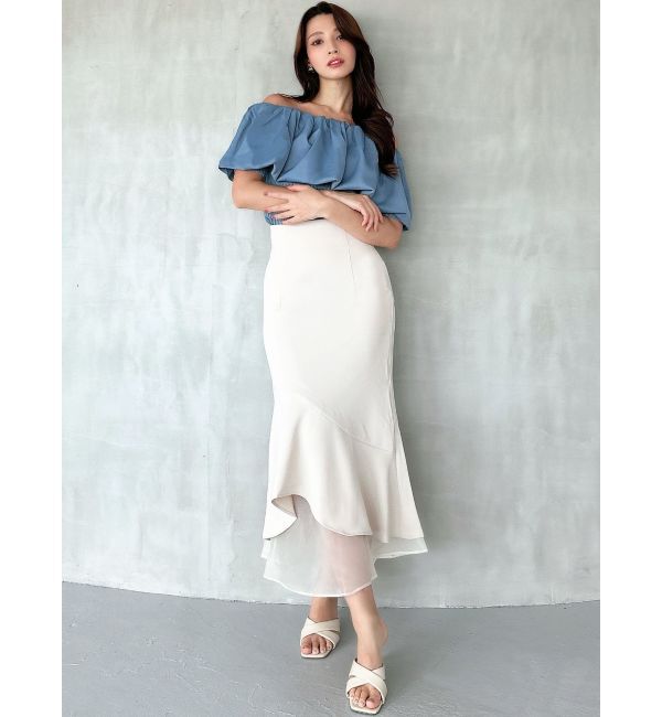 RESEXXY「シアードッキングマーメイドスカート」|スカート|