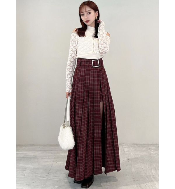 RESEXXY「ワイドプリーツレイヤードフレアスカート」|スカート|