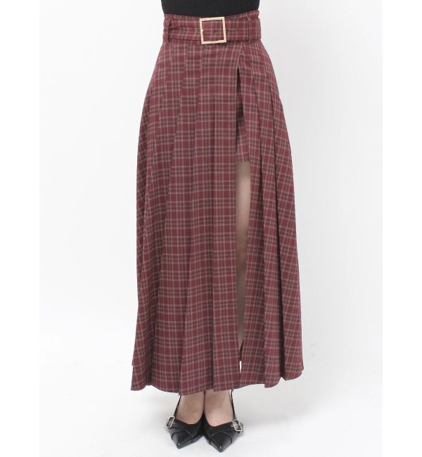 RESEXXY「ワイドプリーツレイヤードフレアスカート」|スカート|