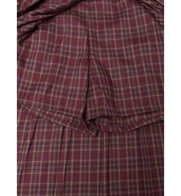 RESEXXY「ワイドプリーツレイヤードフレアスカート」|スカート|